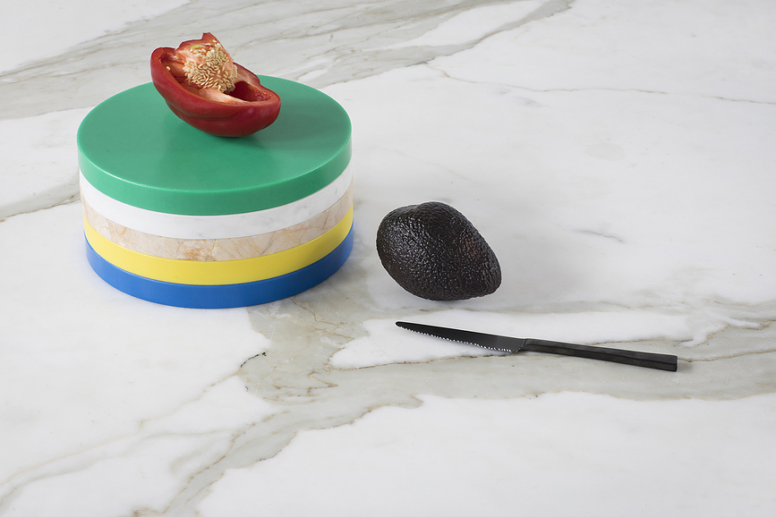 Circles Podstavki za kozarce, zemeljski toni, 21 cm, 5 kosov