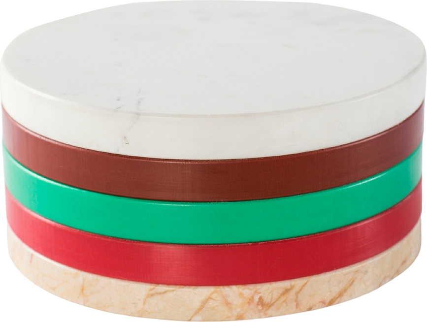 Circles Дъски за сервиране, 21 см, 5 бр