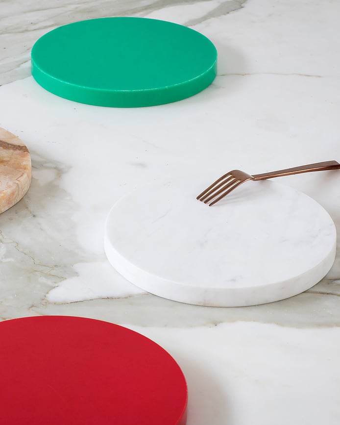 Circles Σουβέρ, 21 cm, γήινα χρώματα, 5 τμχ