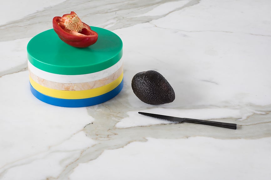 Circles Σουβέρ, 21 cm, γήινα χρώματα, 5 τμχ