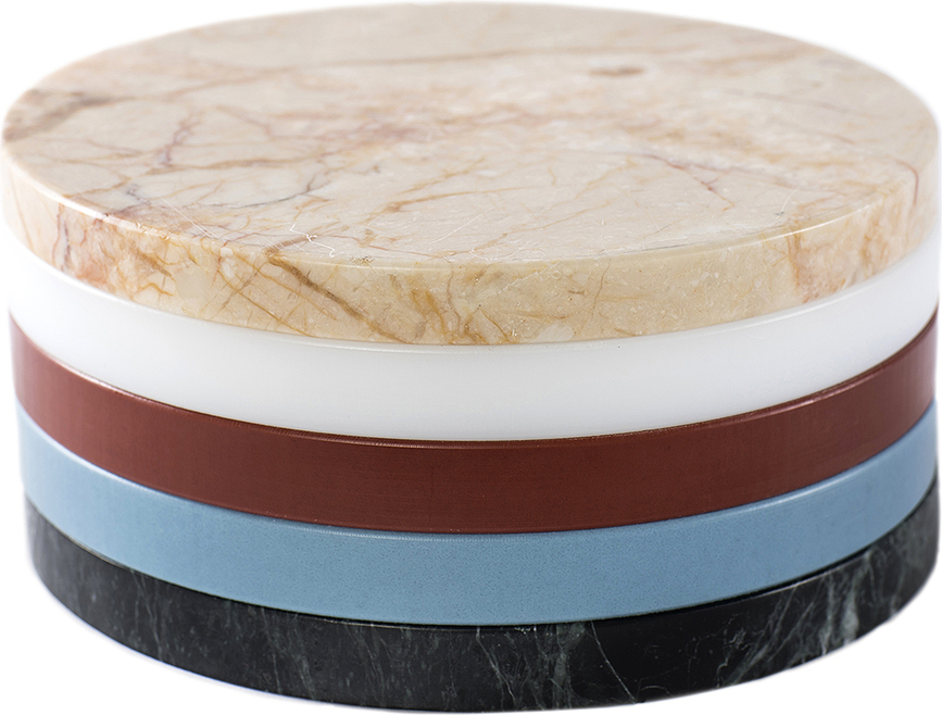 Circles Podmetači za čaše 21 cm prigušene boje 5 kom.