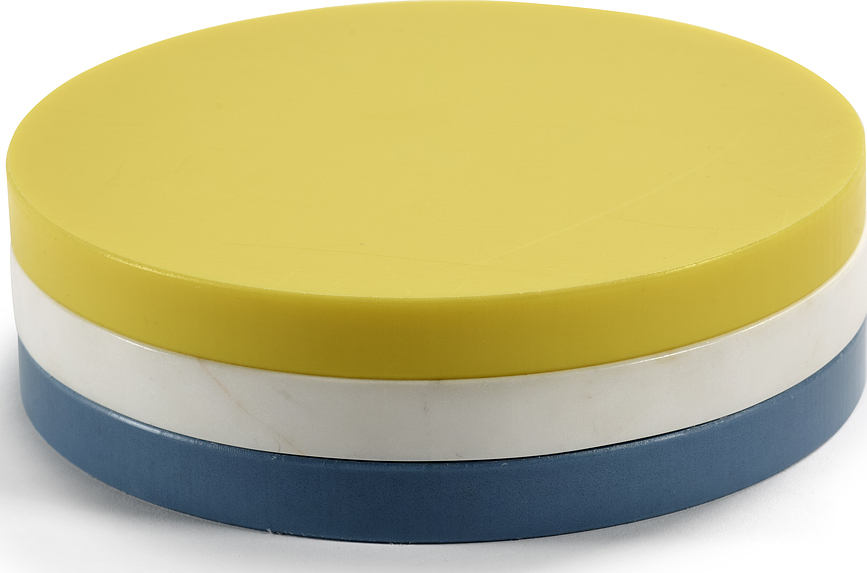 Circles Podstavki za kozarce, 21 cm, umirjene barve, 3 kosi