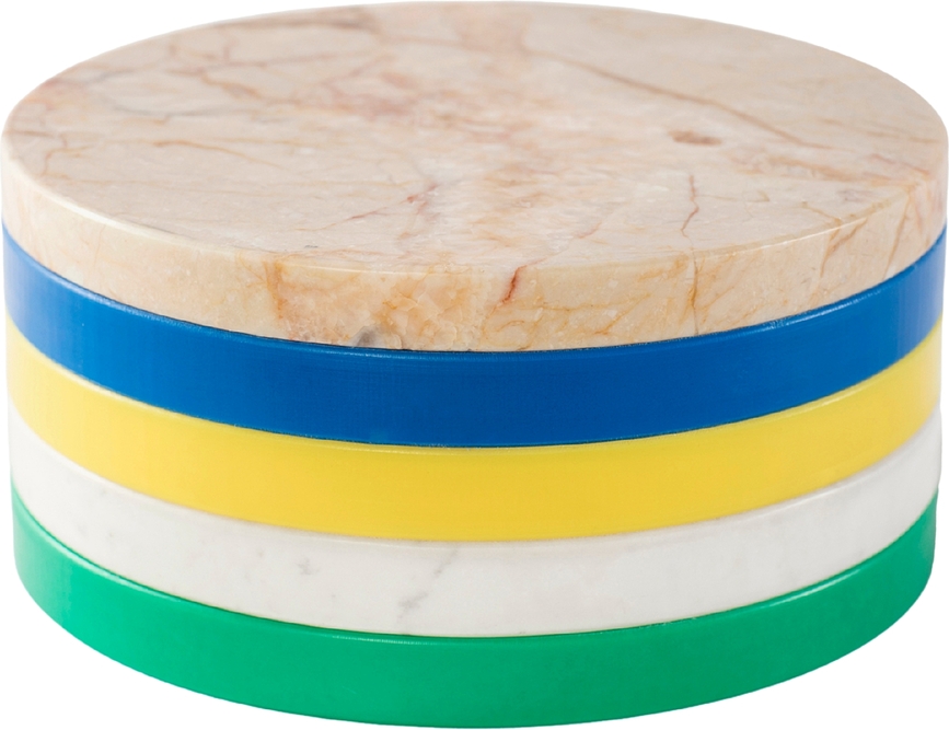 Circles Podstavki za kozarce, 21 cm, živih barv, 5 kosov