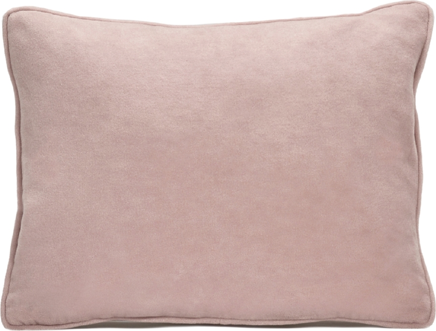 Cojín de terciopelo Ono, 40 x 50 cm, rosa