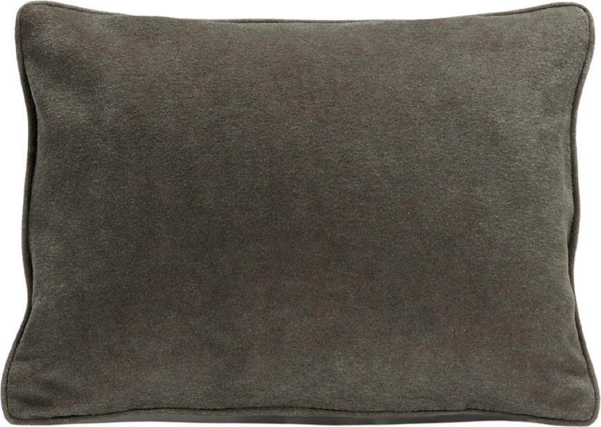 Cojín de terciopelo Ono Velvet, 40 x 50 cm, gris oscuro