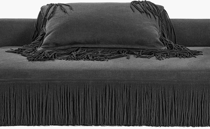 Cojín decorativo Frou, blanco