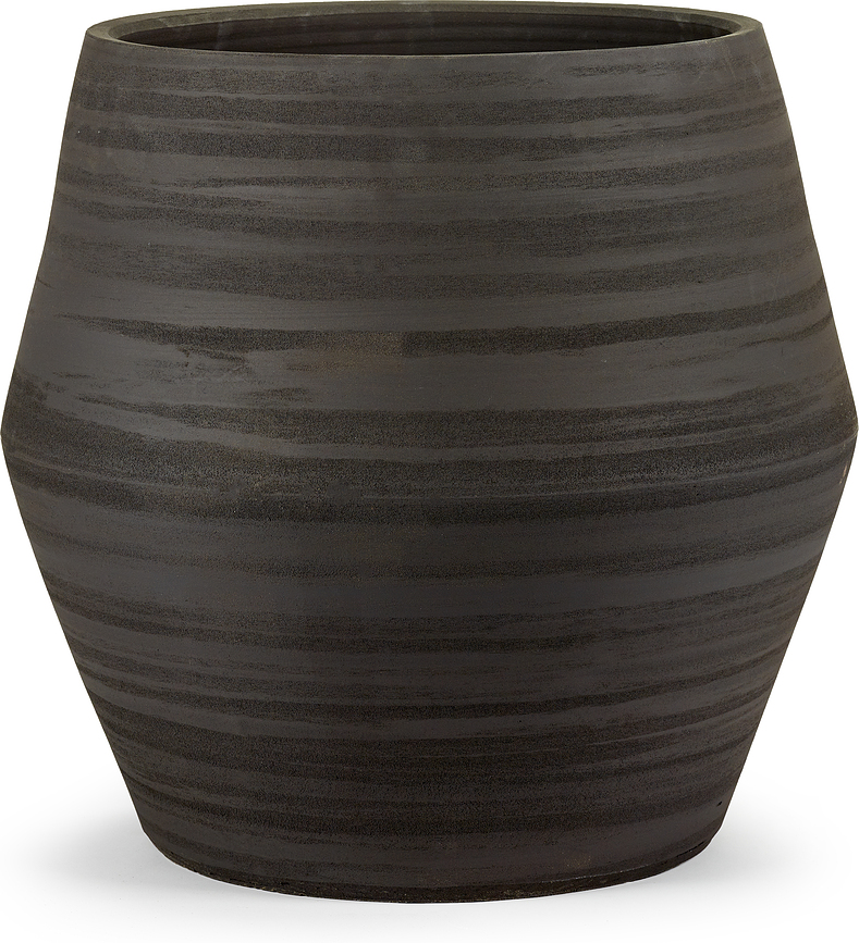 Construct Cache-Pot, 57 cm, noir