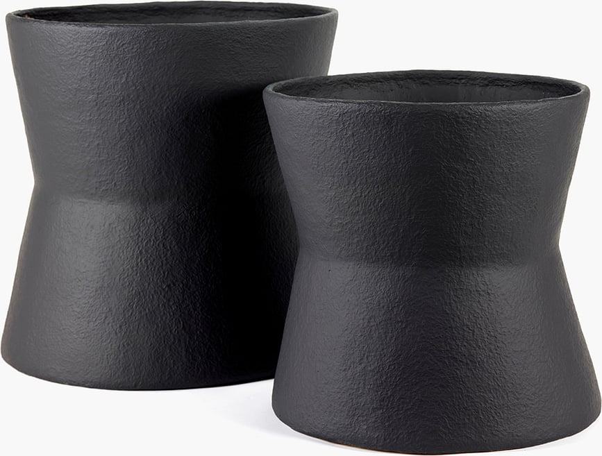 Construct Okrasni lonec, 60 cm, črn