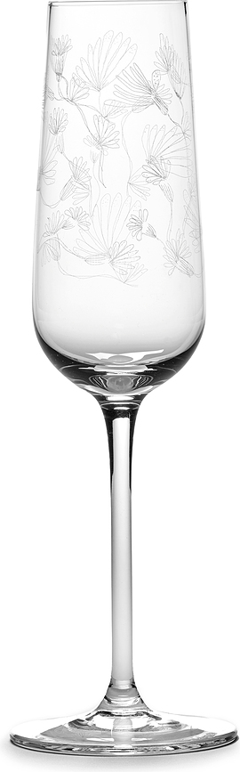 Copa de Champán Midnight Flowers, 260 ml