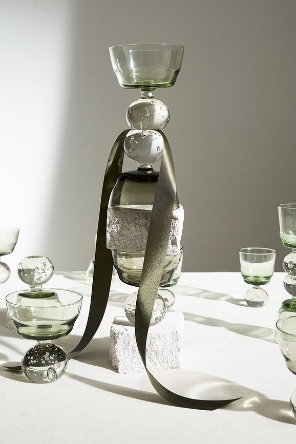 Copas Eternal Snow, 110 ml, verdes, 6 unidades