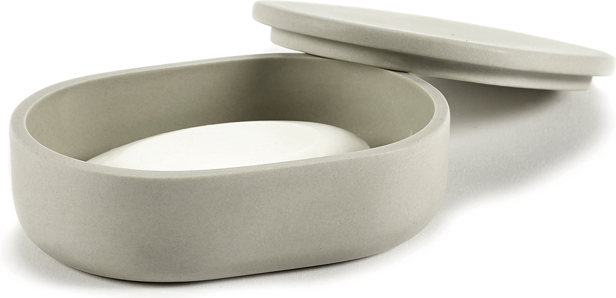 Cose Récipient de Salle de Bain ovale, 3,3 cm, beige