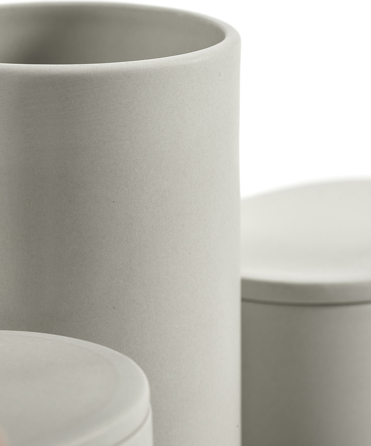 Cose Pot de Rangement rond, 12,6 cm, gris foncé