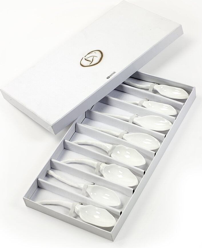 Cucharas de mesa Perfect Imperfection, blancas, 8 unidades