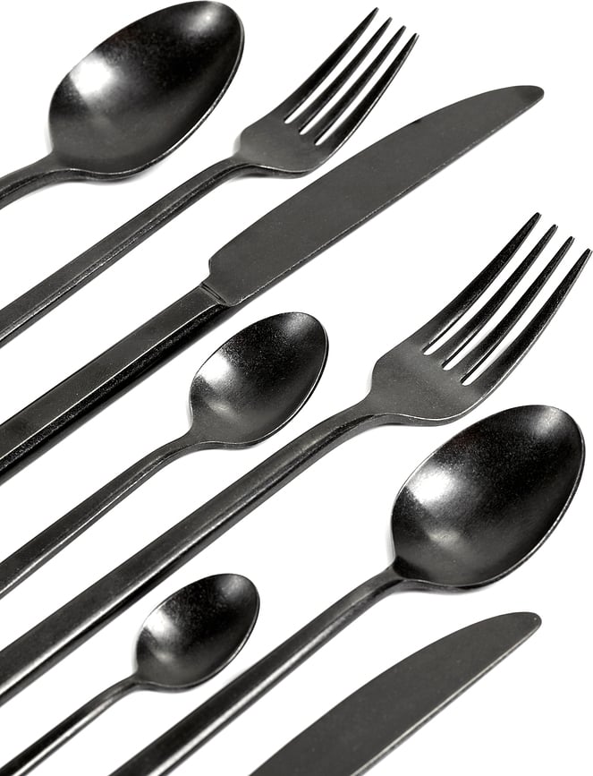 Cucharilla de Postre Pure, negra