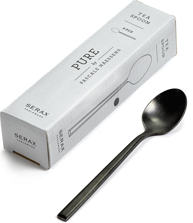 Cucharillas de Postre Pure, acabado espejo, 6 unidades