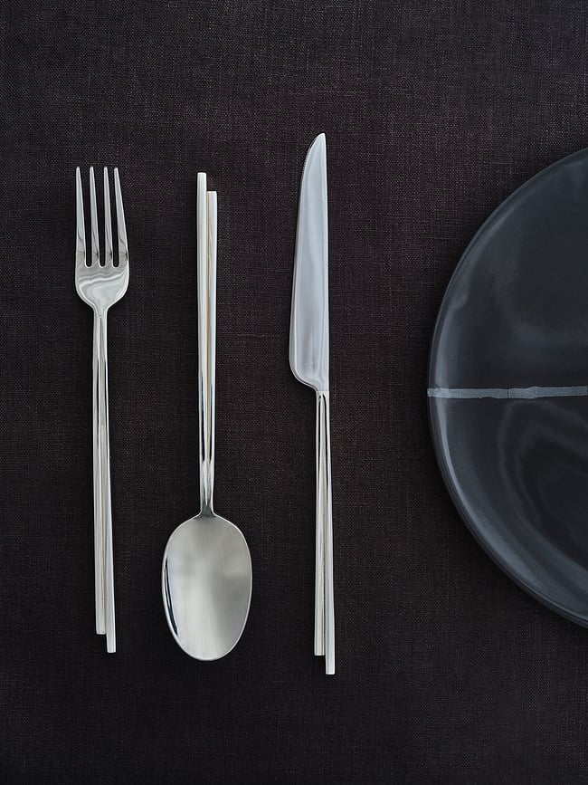 Cuchillo de Mesa Dune, negro