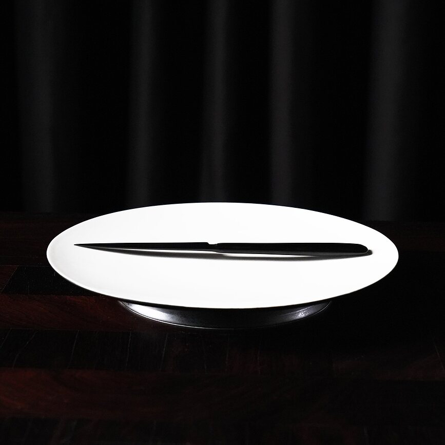 Cuchillos de Mesa Zoë, negros, 6 unidades