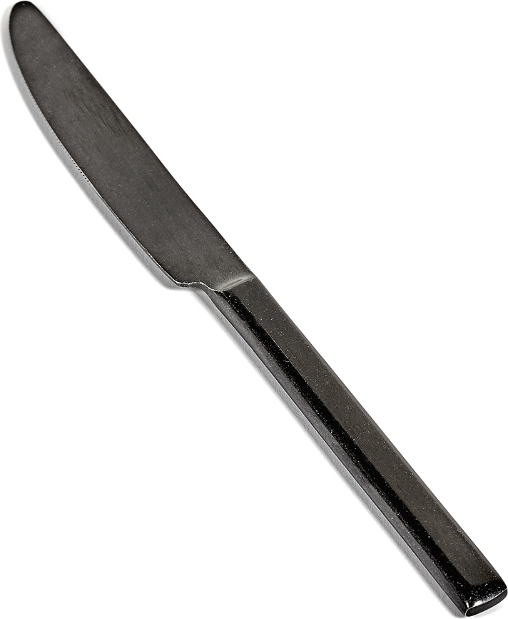 Cuchillos de Postre Pure, negros, 6 unidades