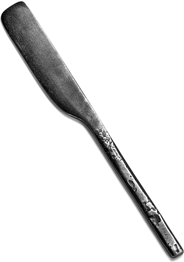 Cuchillos La Nouvelle, negros, 6 unidades