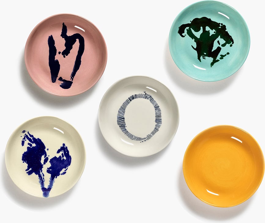 Cuenco Feast, 11,5 cm, azul y verde claro