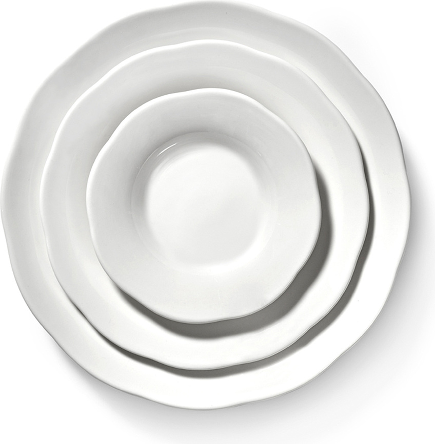 Cuenco para Aperitivos Silhouette, 18,5 cm, blanco