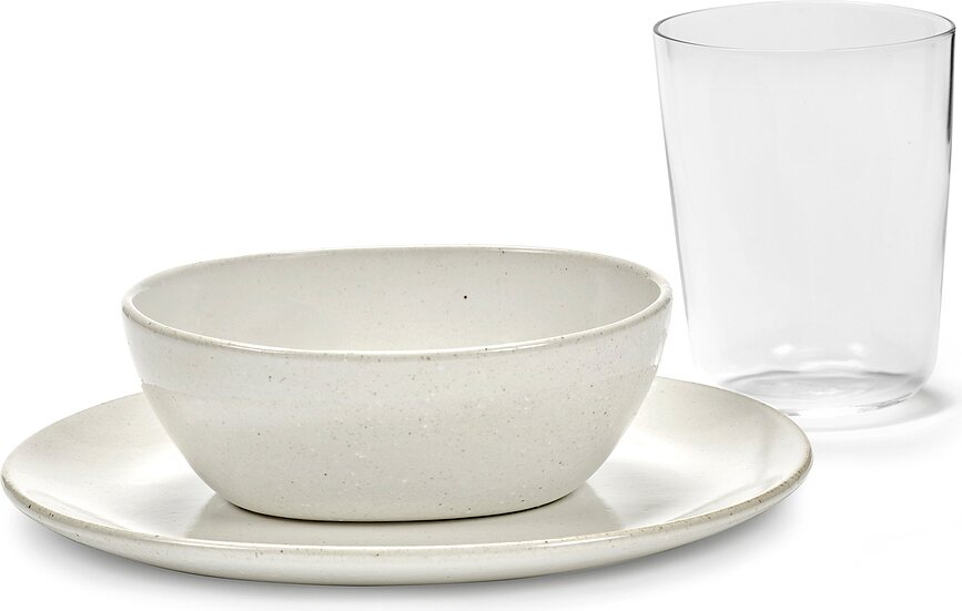 Cuencos Out of Lines, 190 ml, marrón y negro, 2 unidades