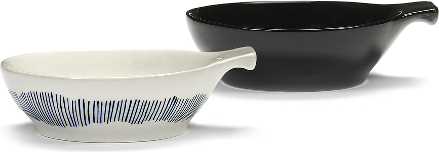 Cuencos para aperitivos Feast, 13 cm, negros, 4 unidades