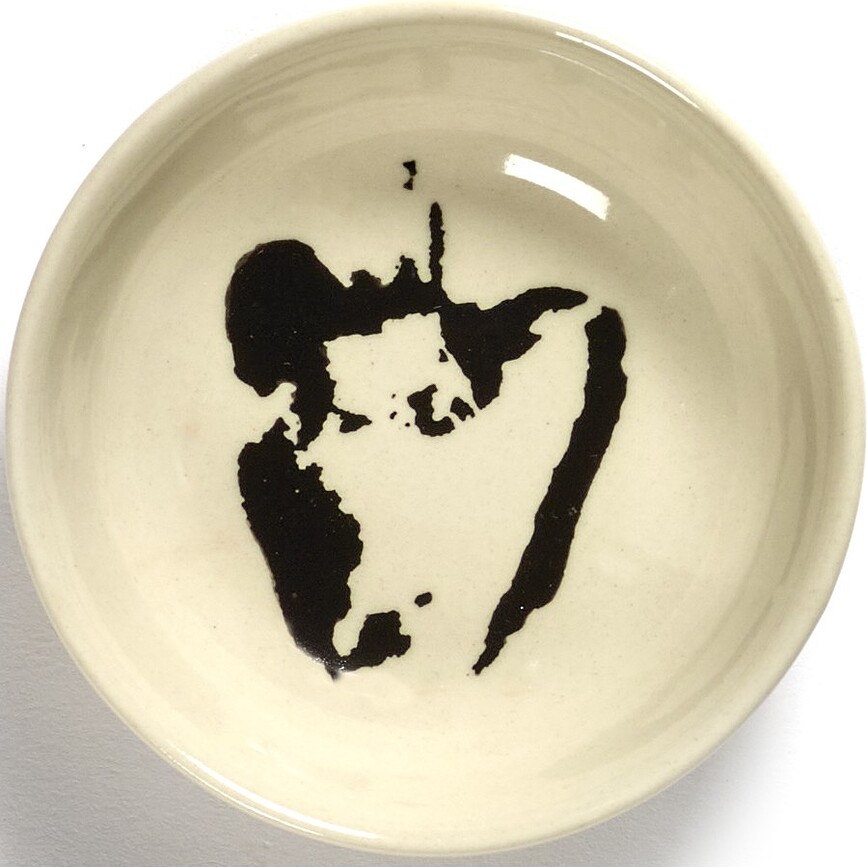 Cuencos para aperitivos Feast Pepper, 7,5 cm, blanco y negro, Pack de 8 unidades