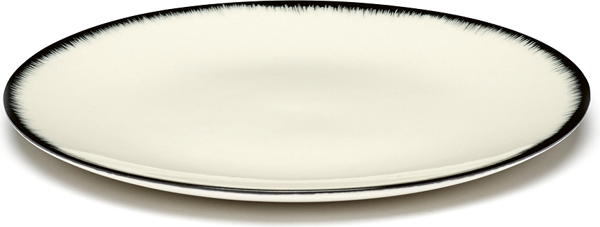 Dé 1 Desertni Tanjur 14 cm crno-bijeli