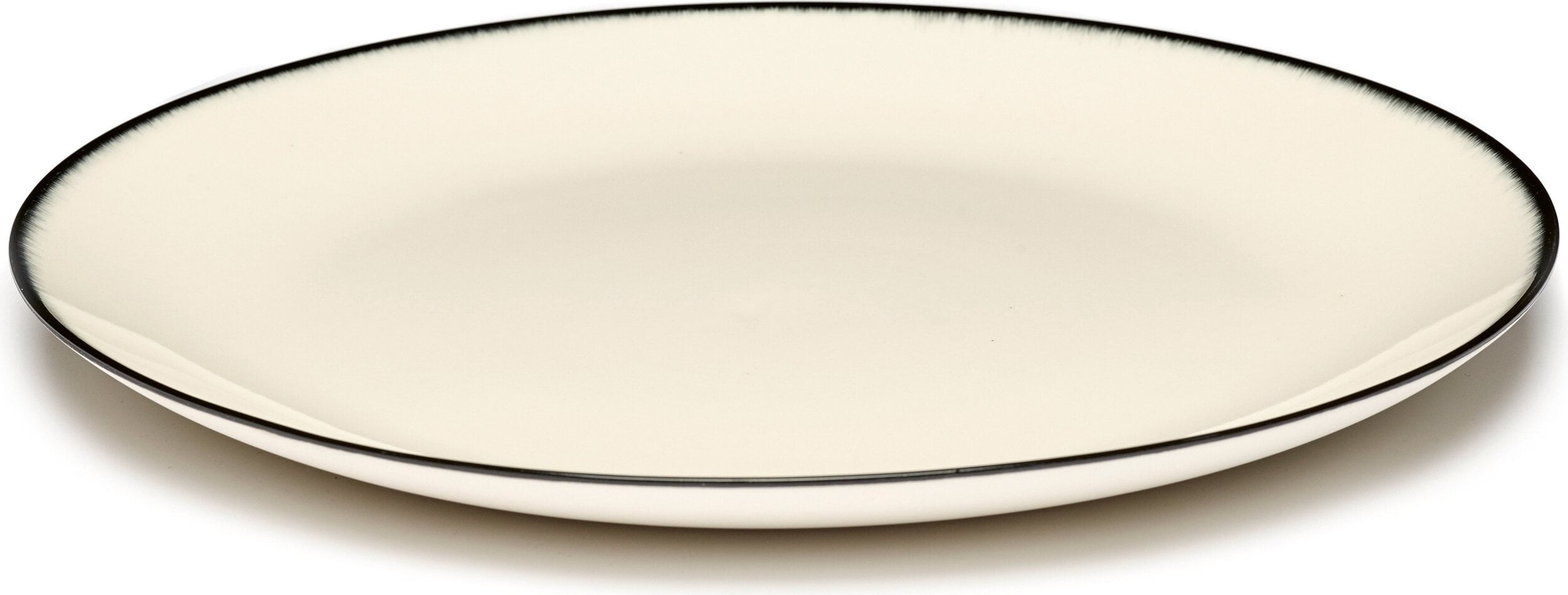 Dé 1 Speiseteller 28 cm, schwarz-weiß, 2 St.