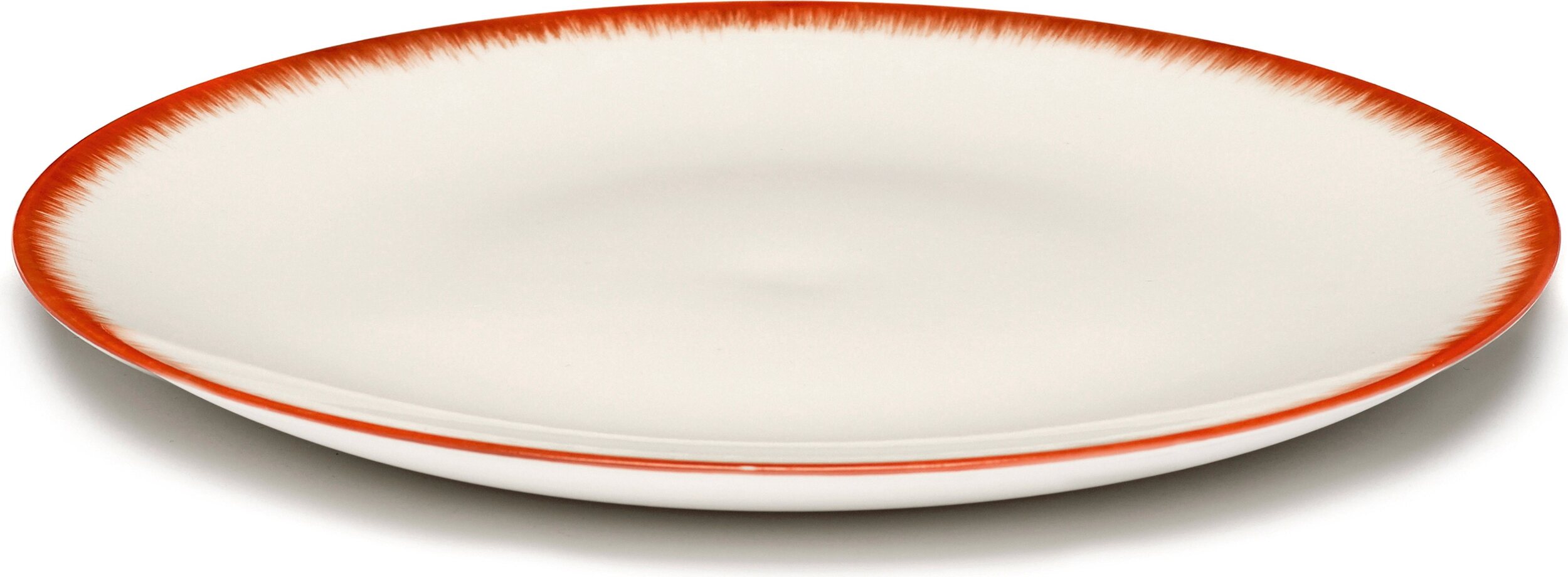 Dé 2 Speiseteller 28 cm, rot-weiß, 2 St.