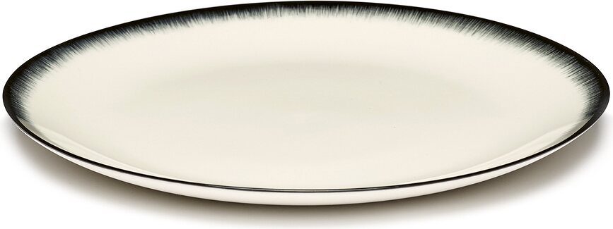 Dé 3 Tanjuri 28 cm crno-bijeli 2 kom.