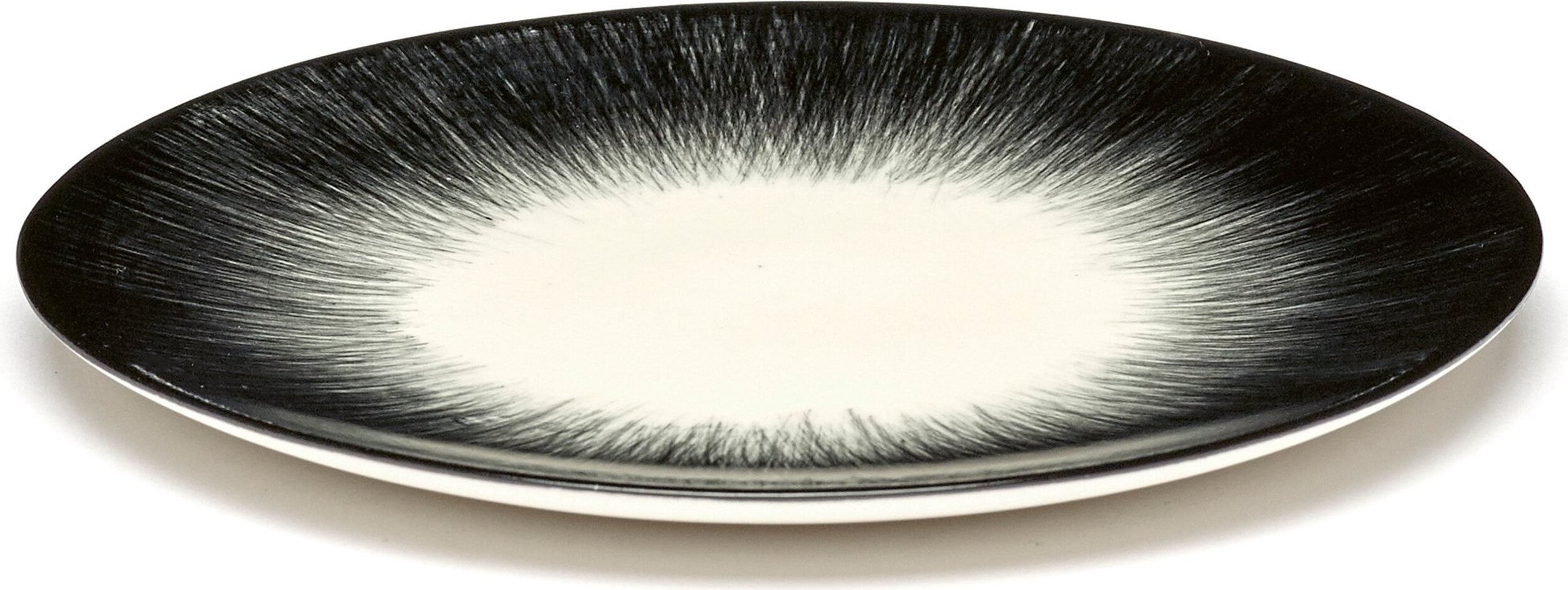 Dé 4 Dessertteller 14 cm, schwarz-weiß, 2 St.