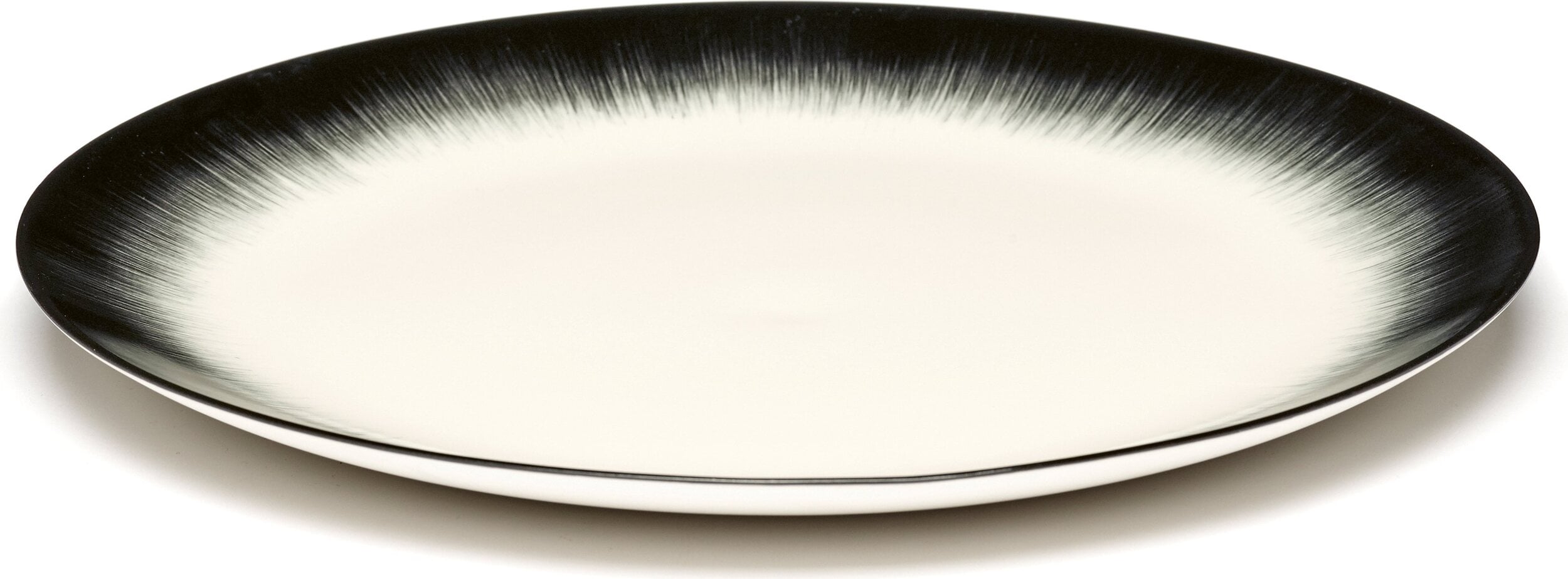 Dé 4 Speiseteller 28 cm, schwarz-weiß, 2 St.