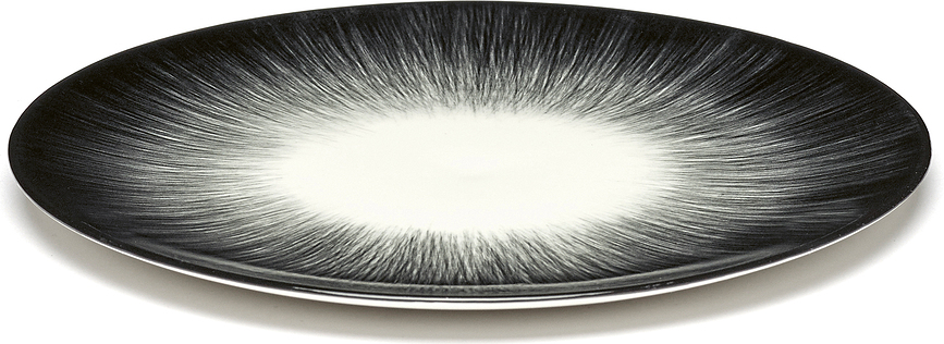 Dé 5 Desertni Tanjur 17,5 cm crno-bijeli