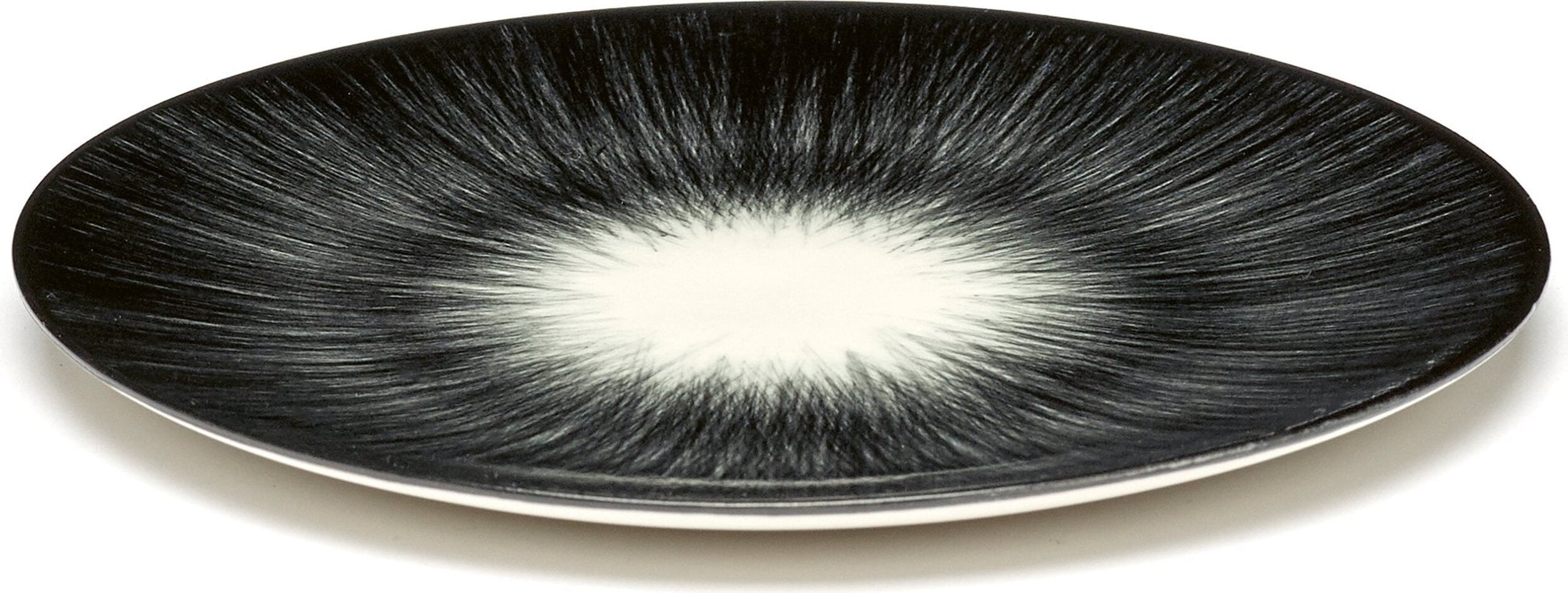 Dé 5 Dessertteller 14 cm, schwarz-weiß, 2 St.