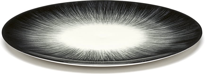 Dé 5 Πιάτο Γλυκού, 17,5 εκ., μαύρο-λευκό