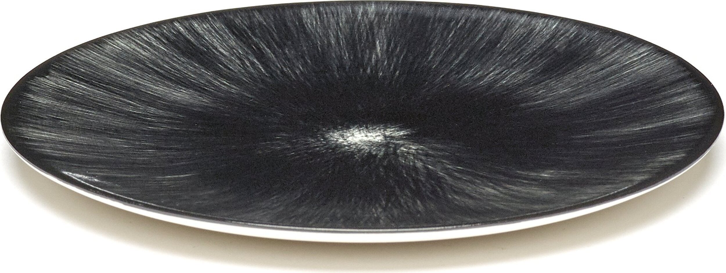 Dé 6 Dessertteller 14 cm, schwarz-weiß, 2 St.