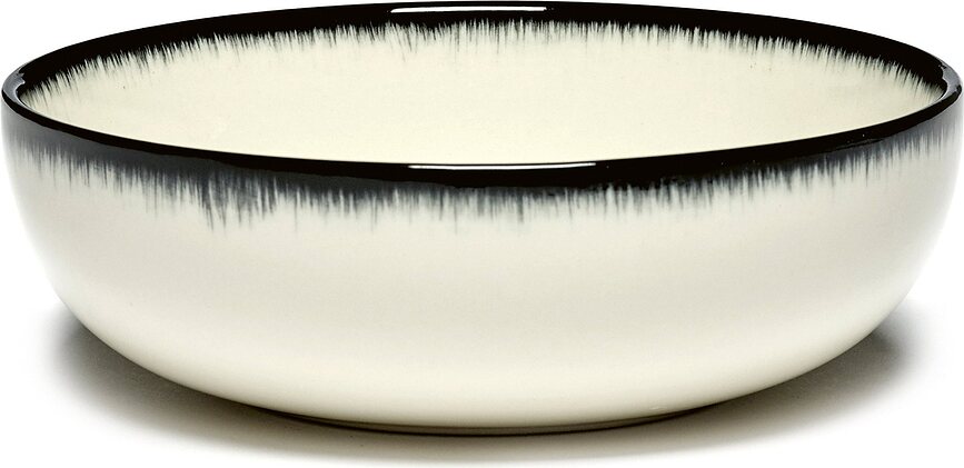 Dé A Bols 12,9 cm, noirs et blancs, Lot de 2