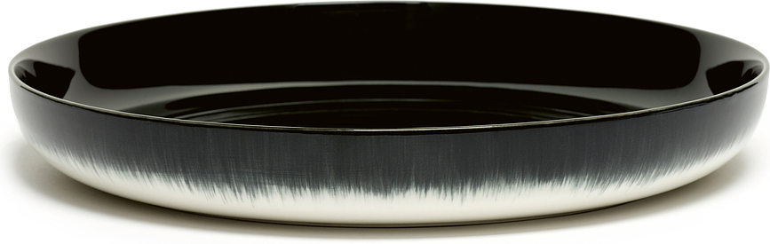 Dé B Πιάτο Βαθύ, 27 cm, μαύρο-λευκό