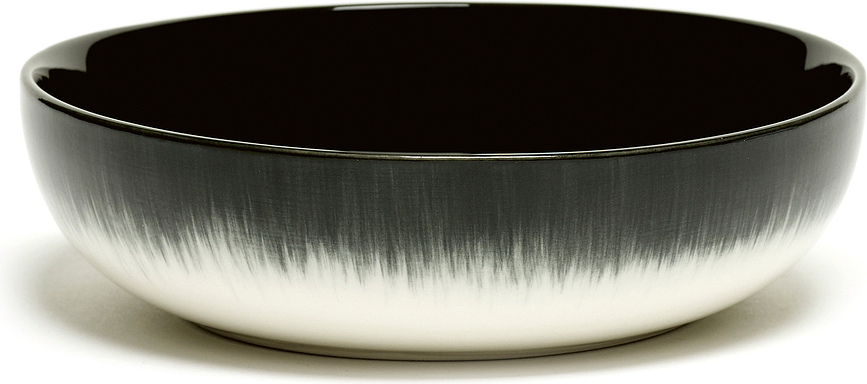 Dé Bowl 12.9 cm, black and white