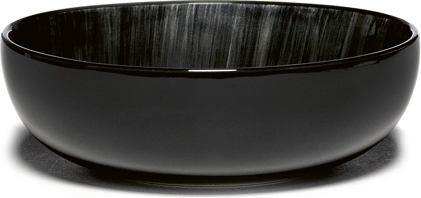 Dé C Bowl 12.9 cm, black and white