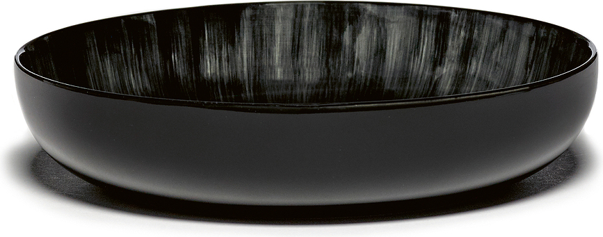 Dé C Πιάτο Βαθύ, 18,5 cm, μαύρο-λευκό