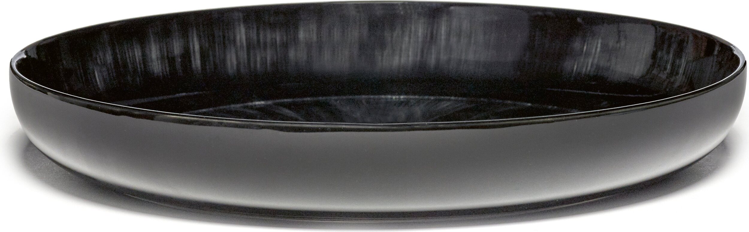 Dé C Suppenteller 27 cm, schwarz-weiß, 2 St.