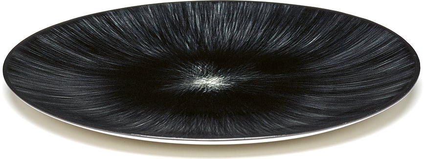 Dé Πιάτα Γλυκού, 17,5 cm, μαύρο-άσπρο, 6 τμχ