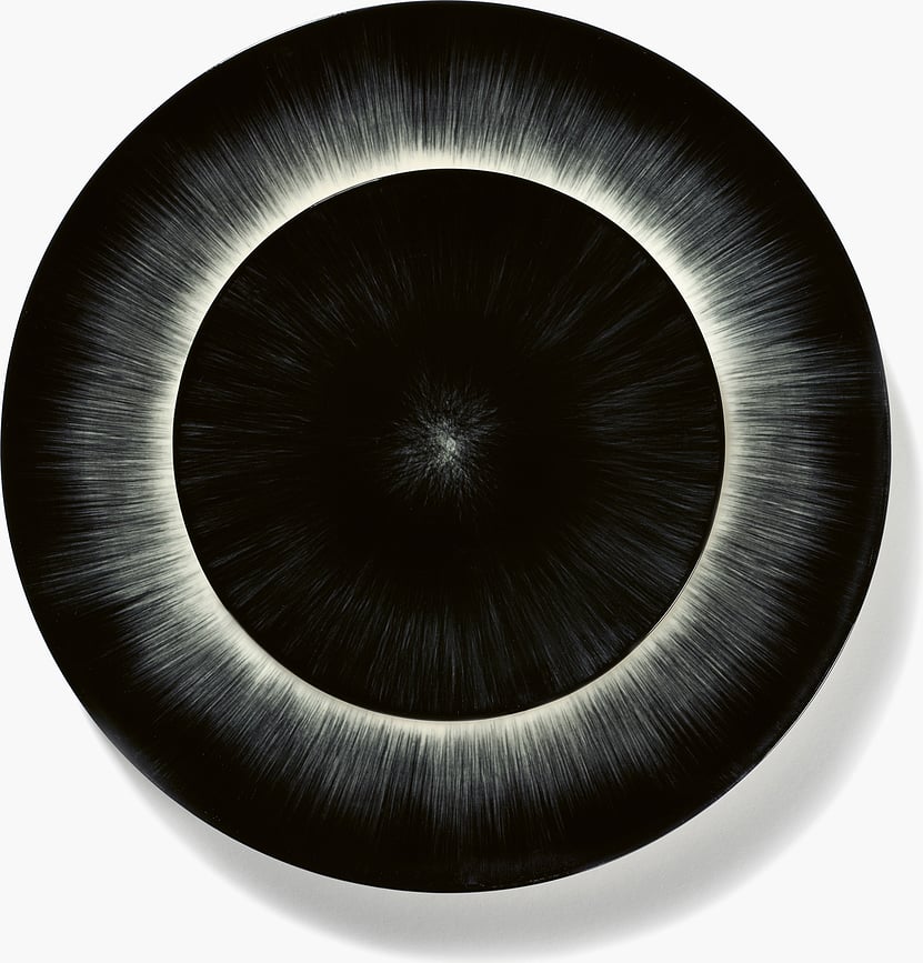 Dé 4 Tanjur 28 cm crno-bijeli