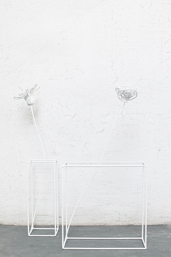 Decoración Surface, flores, 9 unidades