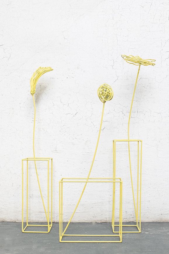 Decoración Surface, flores, 9 unidades