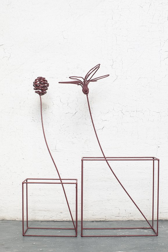 Decoración Surface, flores, 9 unidades