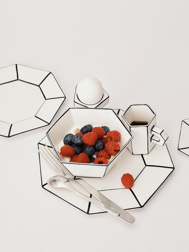 Desertni krožniki Carte Blanche, 2 kos